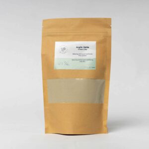 Poudre surfine d'argile verte